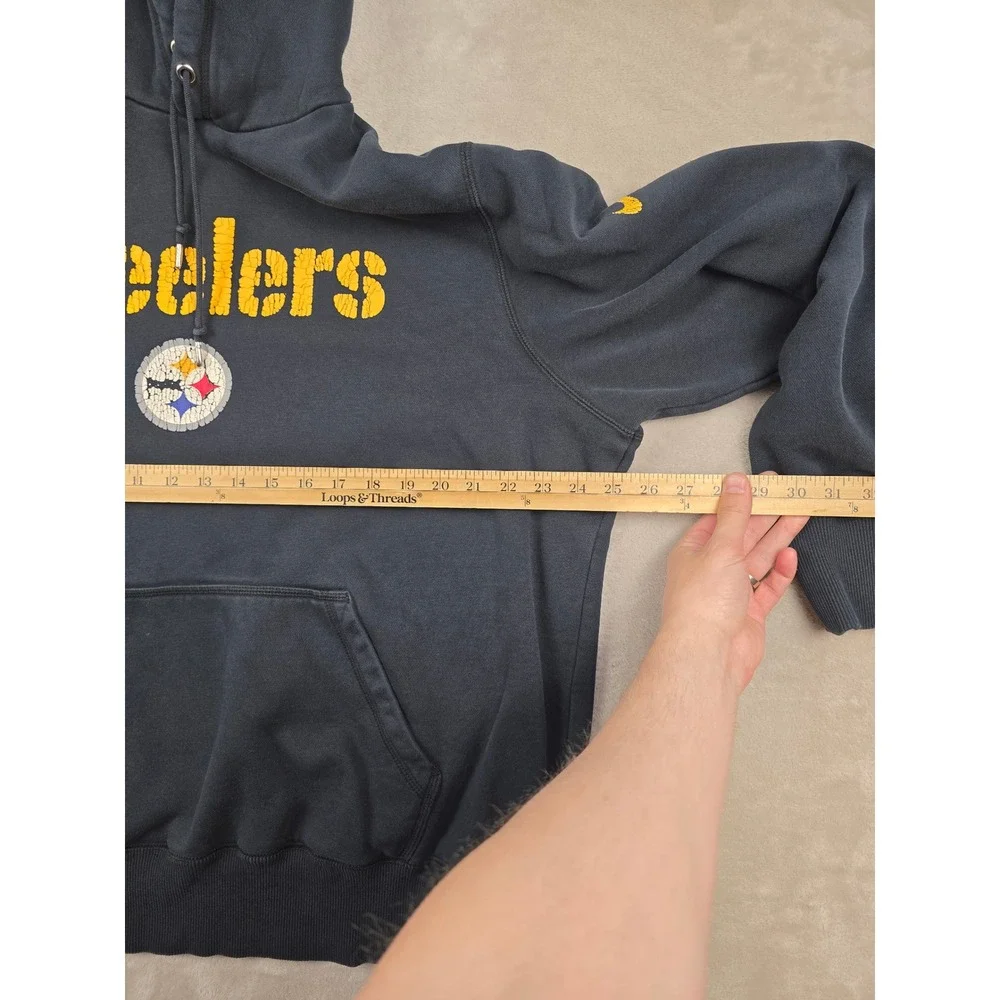 Nike Pittsburgh Steelers Hoodie Mens XL Black NFL Football Pullover Fleece *Read